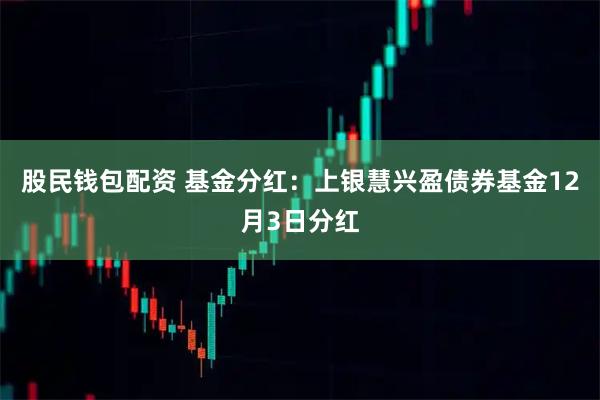 股民钱包配资 基金分红：上银慧兴盈债券基金12月3日分红